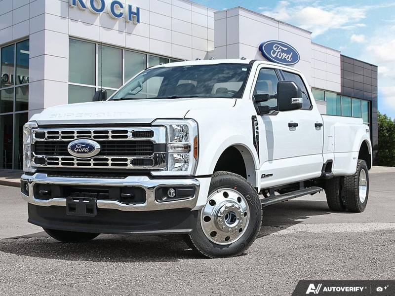 NEW 2026 Ford F-450 Super Duty XLT - Oxford White Exterior / MEDIUM DARK SLATE CLOTH Interior - $105,039 - Stock #E60848 - VIN 1FT8W4DT7TEE97259 - Photo 1