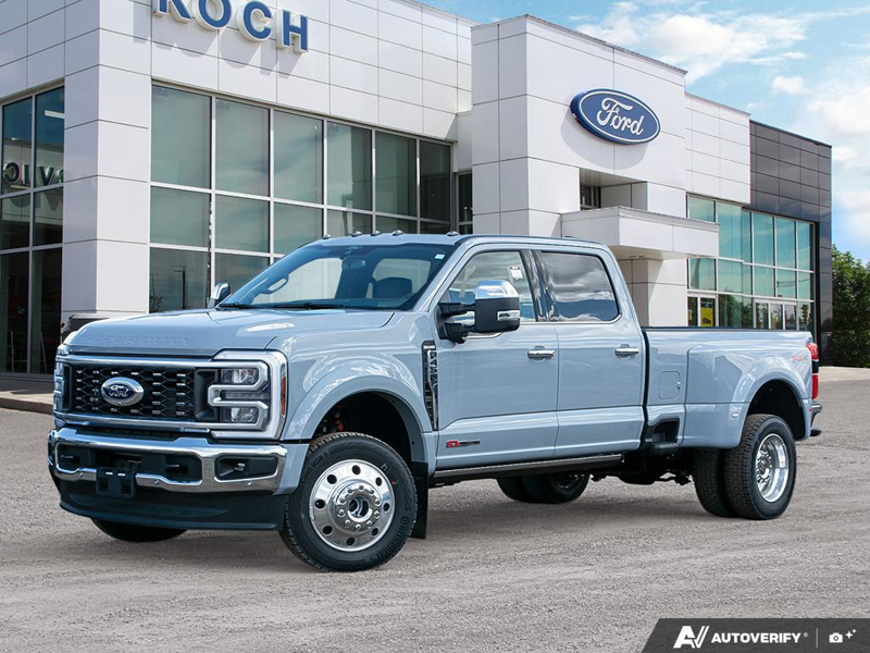 NEW 2026 Ford F-450 Super Duty King Ranch - Glacier Gray Exterior / JAVA LEATHER Interior - $138,877 - Stock #E60132 - VIN 1FT8W4DMXTEC26530 - Photo 1