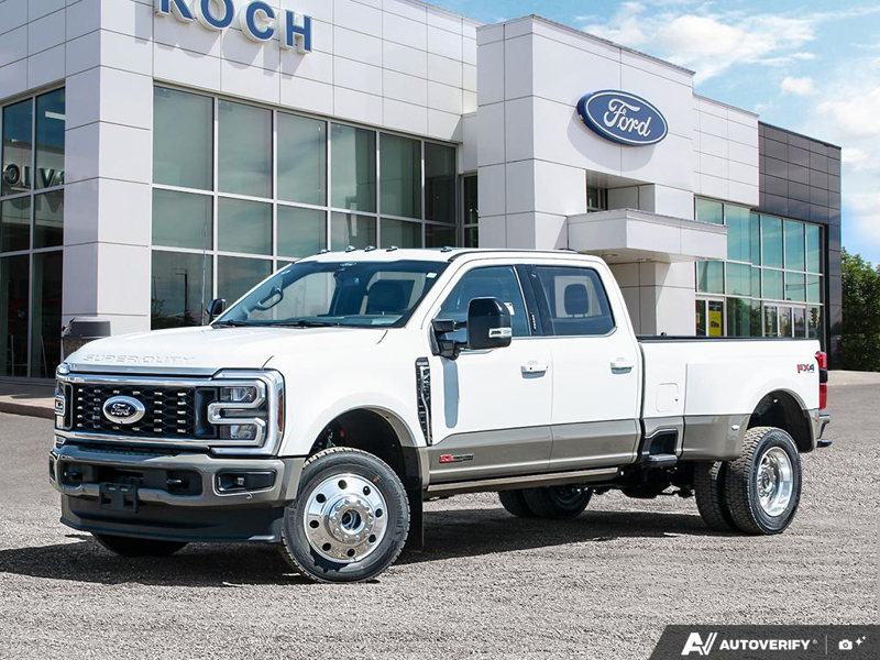 NEW 2026 Ford F-450 Super Duty King Ranch - Star White/marsh Grey Accent Exterior / JAVA LEATHER Interior - $135,787 - Stock #E60404 - VIN 1FT8W4DM0TEE06549 - Photo 1