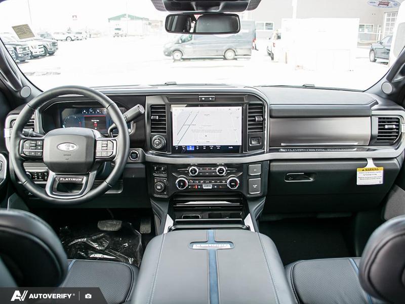 NEW 2026 Ford F-450 Super Duty Platinum - Agate Black Exterior / BLACK ONYX/BLUE LEATHER Interior - $136,188 - Stock #D60232 - VIN 1FT8W4DM9TED93929 - Photo 26