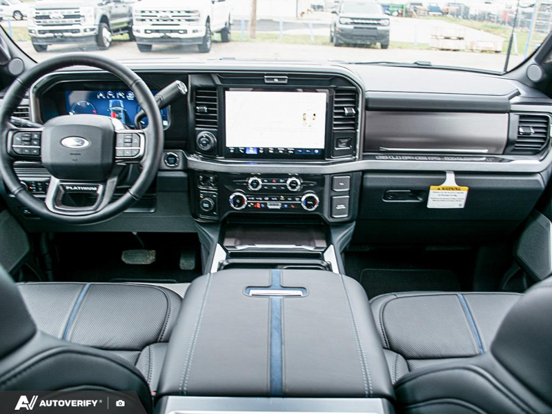 NEW 2026 Ford F-450 Super Duty Platinum - Agate Black Metallic Exterior / BLACK ONYX/PLATINUM BLUE, UNIQUE PLATINUM LEATHER 40/CONSOLE/40 Interior - $126,719 - Stock #D60840 - VIN 1FT8W4DT0TEE97846 - Photo 26