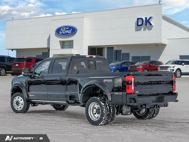 NEW 2026 Ford F-450 Super Duty Platinum - Agate Black Exterior / BLACK ONYX/BLUE LEATHER Interior - $136,188 - Stock #D60232 - VIN 1FT8W4DM9TED93929 - Photo 4