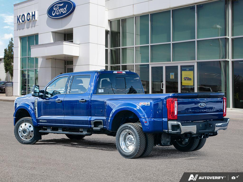 NEW 2026 Ford F-450 Super Duty XLT - Argon Blue Metallic Exterior / MEDIUM DARK SLATE CLOTH Interior - $99,514 - Stock #E60123 - VIN 1FT8W4DT4TED23679 - Photo 4