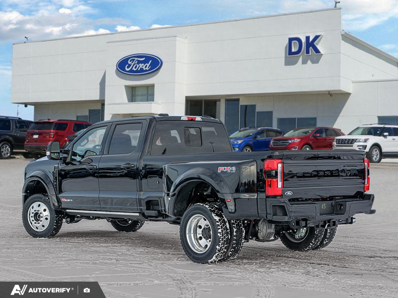 NEW 2026 Ford F-450 Super Duty Platinum - Agate Black Exterior / BLACK ONYX/BLUE LEATHER Interior - $135,488 - Stock #D60232 - VIN 1FT8W4DM9TED93929 - Photo 4