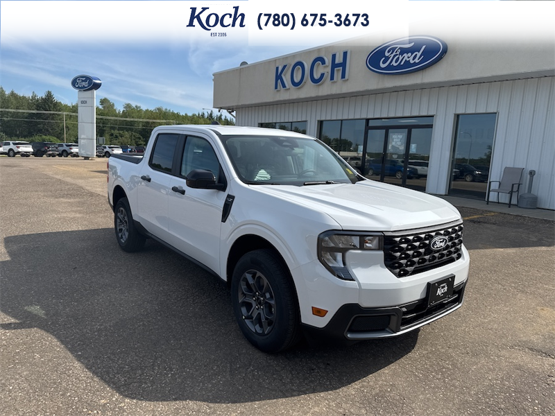 NEW 2026 Ford Maverick XLT - Oxford White Exterior / NAVY PIER/ASPEN GREY, UNIQUE CLOTH FRONT BUCKET SEATS Interior - $45,540 - Stock #A26236 - VIN 3FTTW8JA5TRB27011 - Photo 1