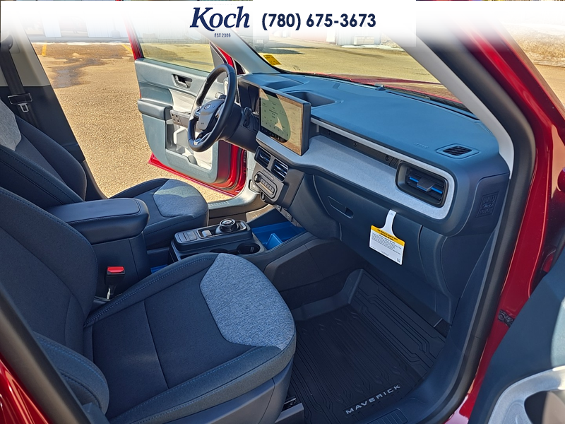 NEW 2026 Ford Maverick XLT - Ruby Red Tri-coat Metallic Exterior / BLACK LEATHER Interior - $45,640 - Stock #A26136 - VIN 3FTTW8JA1TRA71004 - Photo 21