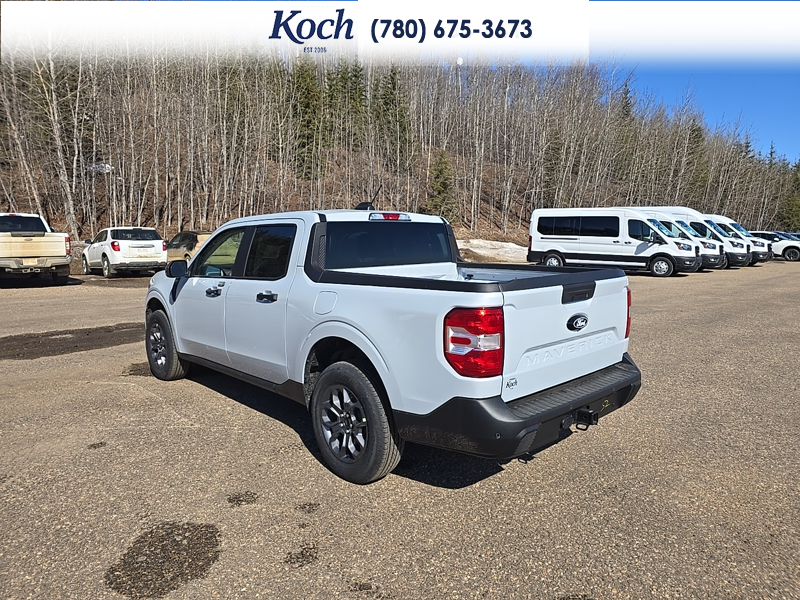 NEW 2026 Ford Maverick XLT - Crystal White Tricoat Exterior / BLACK LEATHER Interior - $45,040 - Stock #A26140 - VIN 3FTTW8JA7TRA71122 - Photo 3
