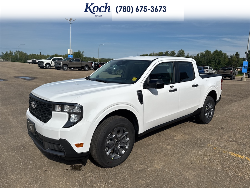 NEW 2026 Ford Maverick XLT - Oxford White Exterior / NAVY PIER/ASPEN GREY, UNIQUE CLOTH FRONT BUCKET SEATS Interior - $45,540 - Stock #A26236 - VIN 3FTTW8JA5TRB27011 - Photo 4