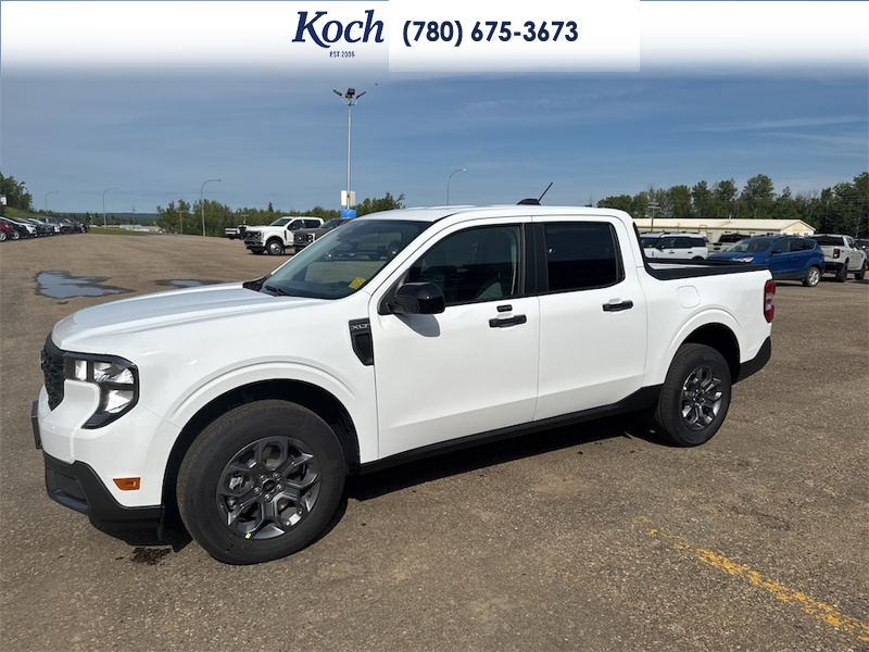 NEW 2026 Ford Maverick XLT - Oxford White Exterior / NAVY PIER/ASPEN GREY, UNIQUE CLOTH FRONT BUCKET SEATS Interior - $45,540 - Stock #A26236 - VIN 3FTTW8JA5TRB27011 - Photo 5