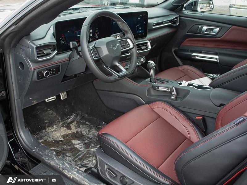 NEW 2026 Ford Mustang GT Premium - Shadow Black Exterior / CARMINE RED LEATHER-TRIMMED Interior - $74,018 - Stock #D60171 - VIN 1FA6P8CF8T5404360 - Photo 13
