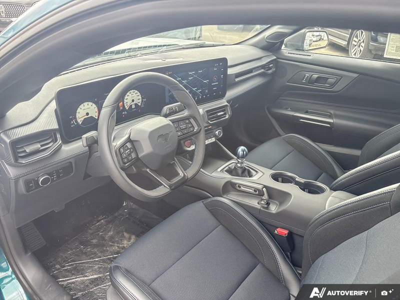 NEW 2026 Ford Mustang Dark Horse - Adriatic Blue Metallic Exterior / BLACK W/BLUE ACCENTS, CLOTH/VINYL HEATED BUCKET SEATS Interior - $74,017 - Stock #E60780 - VIN 1FA6P8R05T5503575 - Photo 13