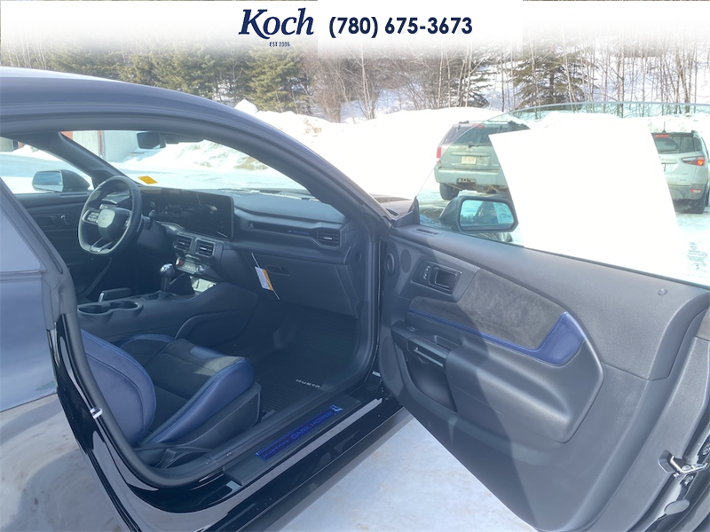 NEW 2026 Ford Mustang Dark Horse - Shadow Black Exterior / BLACK/BLUE, RECARO MICRO SUEDE/VINYL SPORT SEATS Interior - $90,005 - Stock #A26065 - VIN 1FA6P8R08T5501951 - Photo 18
