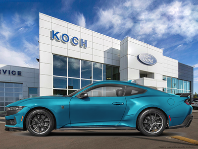 NEW 2026 Ford Mustang Dark Horse - Adriatic Blue Metallic Exterior - $80,944 - Stock #E60780 - VIN 1FA6P8R05T5503575