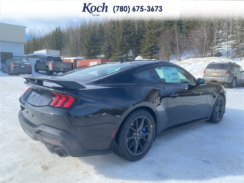 NEW 2026 Ford Mustang Dark Horse - Shadow Black Exterior / BLACK/BLUE, RECARO MICRO SUEDE/VINYL SPORT SEATS Interior - $90,005 - Stock #A26065 - VIN 1FA6P8R08T5501951 - Photo 2