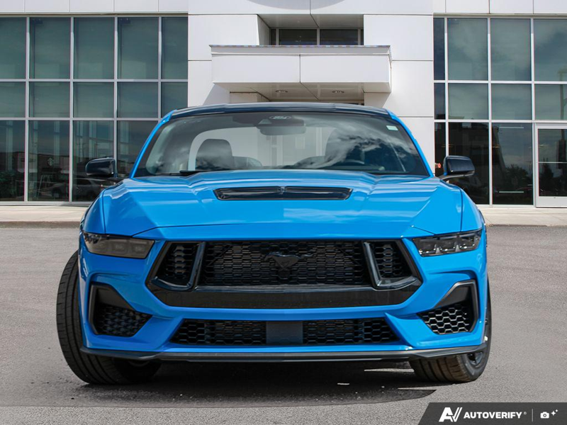 NEW 2026 Ford Mustang GT Premium - Grabber Blue Metallic Exterior / BLACK ONYX LEATHER Interior - $69,443 - Stock #E60164 - VIN 1FA6P8CF2T5403625 - Photo 2