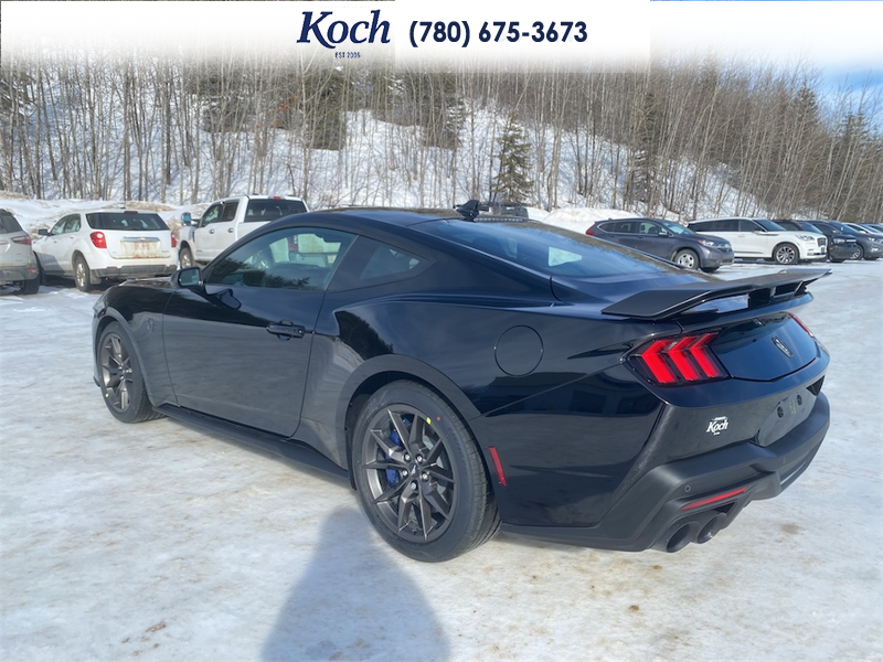 NEW 2026 Ford Mustang Dark Horse - Shadow Black Exterior / BLACK/BLUE, RECARO MICRO SUEDE/VINYL SPORT SEATS Interior - $90,005 - Stock #A26065 - VIN 1FA6P8R08T5501951 - Photo 3