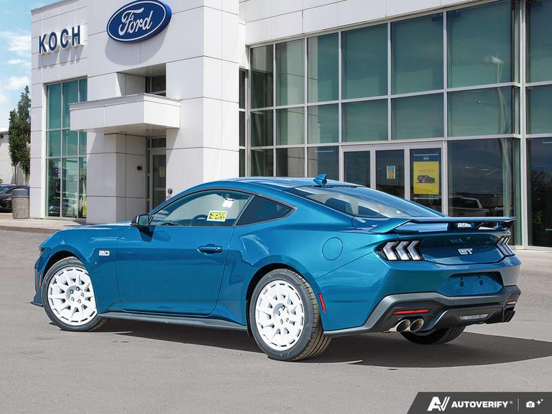 NEW 2026 Ford Mustang GT Premium - Adriatic Blue Metallic Exterior / BLACK ONYX TRIM Interior - $78,624 - Stock #E60117 - VIN 1FA6P8CF1T5401106 - Photo 4
