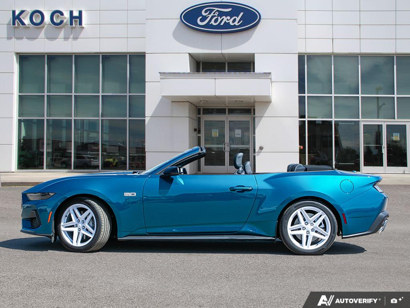 NEW 2026 Ford Mustang GT Premium Convertible - Adriatic Blue Metallic Exterior / BLACK ONYX TRIM Interior - $72,859 - Stock #E60105 - VIN 1FAGP8FF6T5103795 - Photo 3