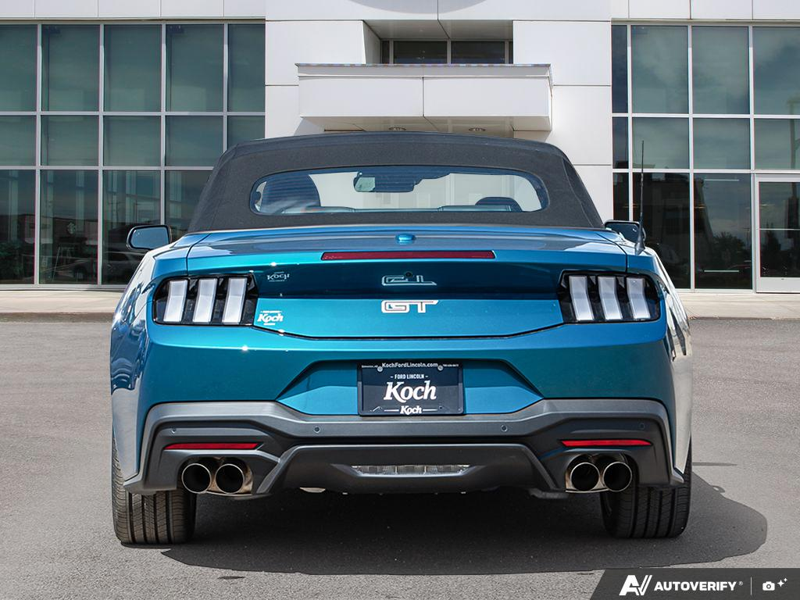 NEW 2026 Ford Mustang GT Premium Convertible - Adriatic Blue Metallic Exterior / BLACK ONYX TRIM Interior - $72,859 - Stock #E60105 - VIN 1FAGP8FF6T5103795 - Photo 5