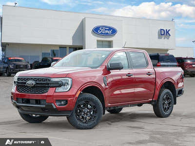 NEW 2026 Ford Ranger XLT - Ruby Red Tri-coat Metallic Exterior - $55,783 - Stock #D60201 - VIN 1FTER4HH2TLE03526