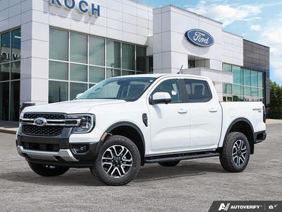 NEW 2026 Ford Ranger LARIAT - Oxford White Exterior - $60,834 - Stock #E60531 - VIN 1FTER4KH5TLE13718