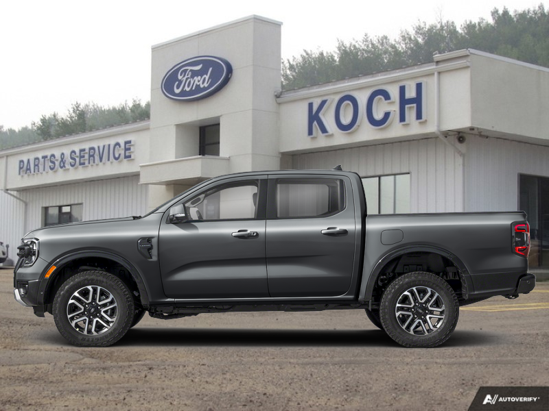 NEW 2026 Ford Ranger LARIAT - Carbonized Grey Metallic Exterior / BLACK ONYX XL CLOTH BUCKET SEATS Interior - $62,110 - Stock #A26192 - VIN 1FTER4KP5TLE17131 - Photo 1