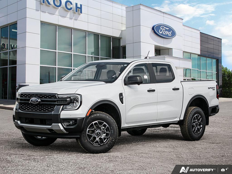 NEW 2026 Ford Ranger XLT - Oxford White Exterior / EBONY PREMIUM CLOTH Interior - $60,134 - Stock #E60636 - VIN 1FTER4HP3TLE16714 - Photo 1