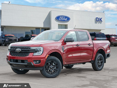 NEW 2026 Ford Ranger XLT - Ruby Red Tri-coat Metallic Exterior - $56,083 - Stock #D60201 - VIN 1FTER4HH2TLE03526