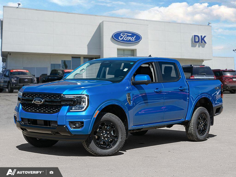 NEW 2026 Ford Ranger LARIAT - Velocity Blue Metallic Exterior / EBONY ACTIVEX TRIMMED Interior - $61,283 - Stock #D60570 - VIN 1FTER4KH0TLE23136 - Photo 1