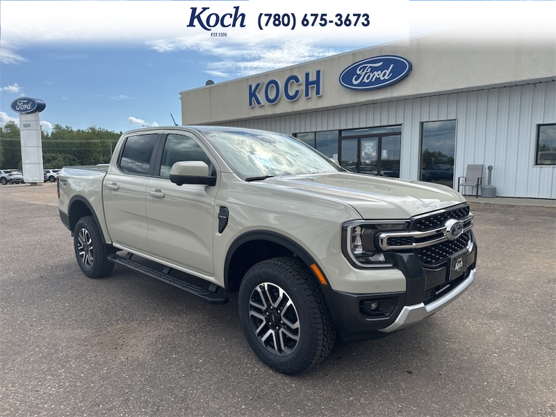 NEW 2026 Ford Ranger LARIAT - Desert Sand Exterior / SANDSTONE, ACTIVEX TRIMMED FRONT HEATED BUCKET SEATS Interior - $62,780 - Stock #A26247 - VIN 1FTER4KPXTLE37472 - Photo 1