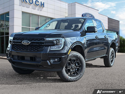 NEW 2026 Ford Ranger LARIAT - Shadow Black Exterior - $65,344 - Stock #E60929 - VIN 1FTER4KP7TLE38580