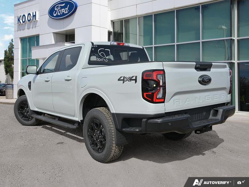 NEW 2026 Ford Ranger LARIAT - Avalanche Exterior / EBONY ACTIVEX TRIMMED Interior - $65,219 - Stock #E60650 - VIN 1FTER4KP8TLE16183 - Photo 4