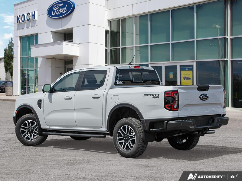 NEW 2026 Ford Ranger LARIAT - Oxford White Exterior / EBONY ACTIVEX TRIMMED Interior - $60,834 - Stock #E60531 - VIN 1FTER4KH5TLE13718 - Photo 4