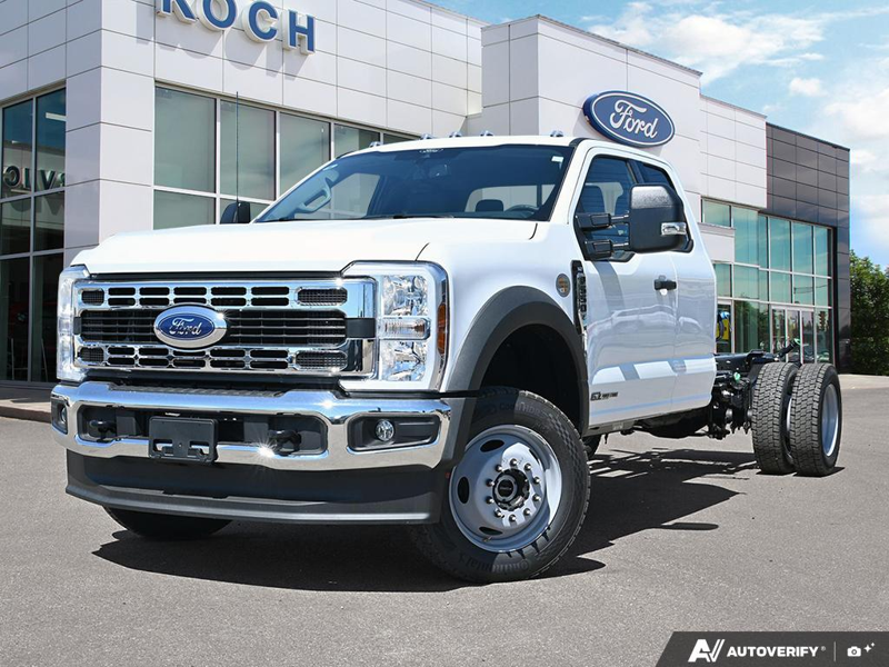 NEW 2026 Ford Super Duty F-550 DRW XLT - Oxford White Exterior / MEDIUM DARK SLATE CLOTH Interior - $103,194 - Stock #E60836 - VIN 1FD0X5HT8TEF28072 - Photo 1