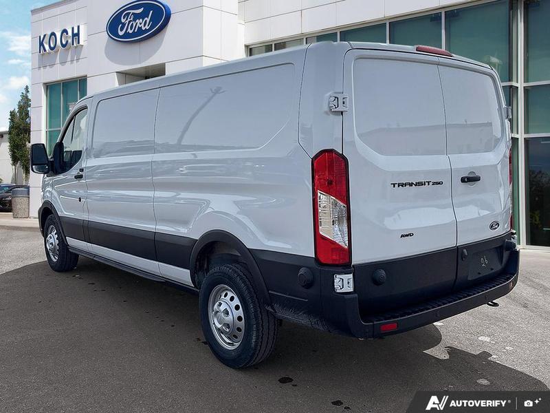 NEW 2026 Ford Transit Cargo Van BASE - Oxford White Exterior / DARK PALAZZO GRAY Interior - $72,259 - Stock #E60406 - VIN 1FTBR2Y85TKA73801 - Photo 4