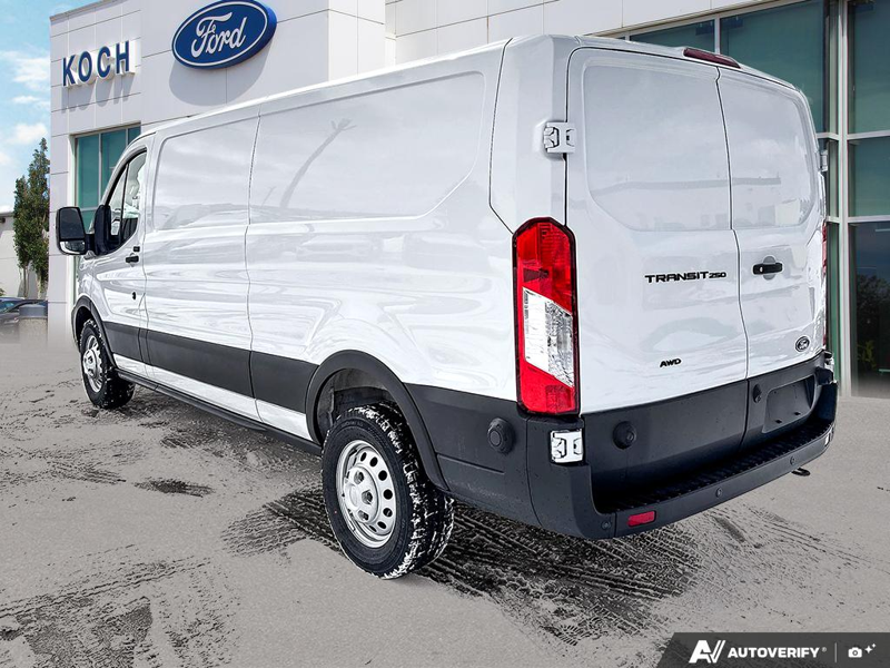 NEW 2026 Ford Transit Cargo Van BASE - Oxford White Exterior / DARK PALAZZO GRAY Interior - $72,259 - Stock #E60434 - VIN 1FTBR2Y84TKA73644 - Photo 4
