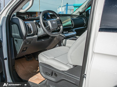 NEW 2027 Ford Expedition Platinum Max - SALT CRYS GRAY LEATHER TRIM Interior - $108,957 - Stock #D70049 - VIN 1FMJK1M85VEA27415