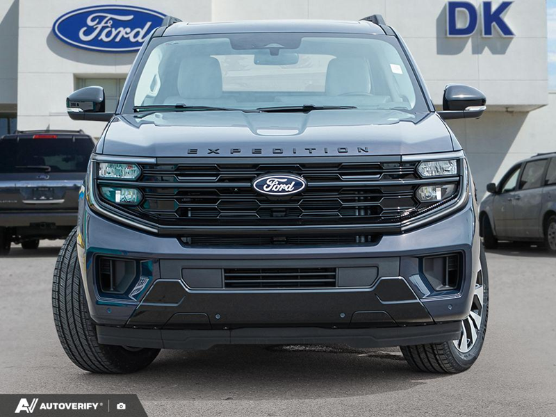 NEW 2027 Ford Expedition Platinum Max - Blue Ember Metallic Exterior / SALT CRYSTAL GREY, LEATHER-TRIMMED HEATED & VENTILATED FRONT CAP Interior - $114,369 - Stock #D70000 - VIN 1FMJK1M81VEA00793 - Photo 2