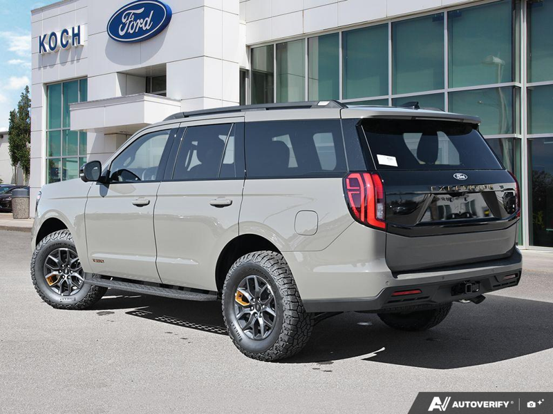 NEW 2027 Ford Expedition Tremor - Marsh Grey Exterior / BLACK ONYX/ELECTRIC SPICE, LEATHER-TRIMMED HEATED & VENTILATED F Interior - $115,344 - Stock #E70010 - VIN 1FMJU1RG7VEA00811 - Photo 4
