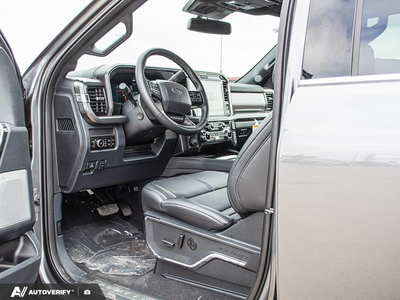 NEW 2027 Ford F-350 Super Duty Platinum - BLACK ONYX/BLUE LEATHER Interior - $132,366 - Stock #D70025 - VIN 1FT8W3BM4VEC20576