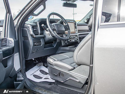 NEW 2027 Ford F-350 Super Duty Platinum - BLACK ONYX/PLATINUM BLUE, UNIQUE PLATINUM LEATHER 40/CONSOLE/40 Interior - $130,711 - Stock #D70021 - VIN 1FT8W3BM7VEC16537