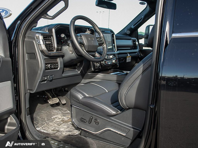 NEW 2027 Ford F-350 Super Duty Platinum - BLACK ONYX/PLATINUM BLUE, UNIQUE PLATINUM LEATHER 40/CONSOLE/40 Interior - $126,091 - Stock #D70007 - VIN 1FT8W3BM6VEC01642
