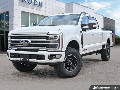 NEW 2027 Ford F-350 Super Duty Platinum - Star White Tri-Coat Exterior - $141,973 - Stock #E70017 - VIN 1FT8W3BM7VEC03979