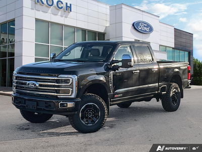 NEW 2027 Ford F-350 Super Duty Platinum - Agate Black Metallic Exterior - $139,818 - Stock #E70091 - VIN 1FT8W3BM8VEC04686