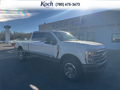 NEW 2027 Ford F-350 Super Duty King Ranch - Star White Tri-Coat Exterior - $126,768 - Stock #A27004 - VIN 1FT8W3BM5VEC38620