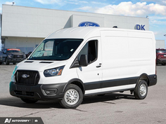 NEW 2027 Ford Transit Cargo Van BASE - Oxford White Exterior - $76,569 - Stock #D70033 - VIN 1FTBR2C85VKA14449